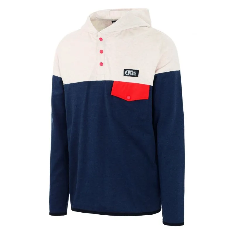 Picture Newport Sudadera con capucha (Dark Blue Melange)