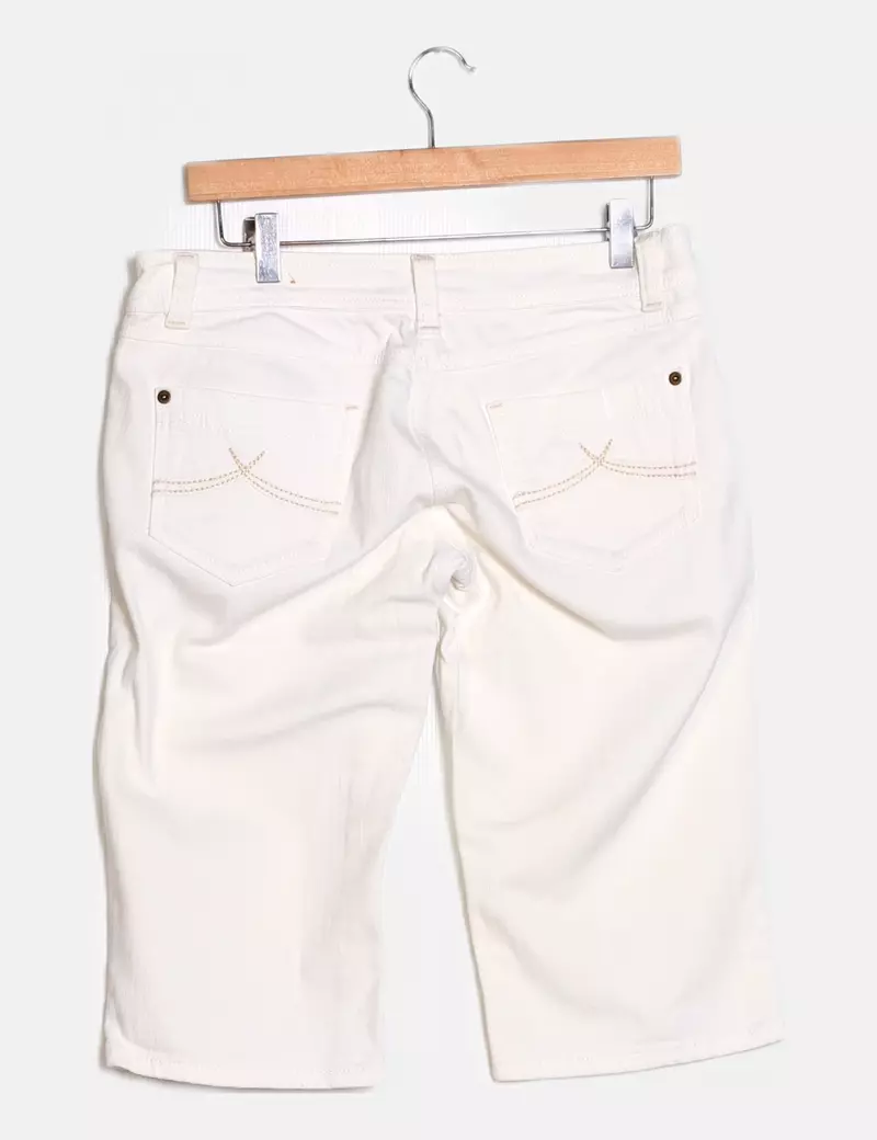 Pimkie Jeans pirata blanco