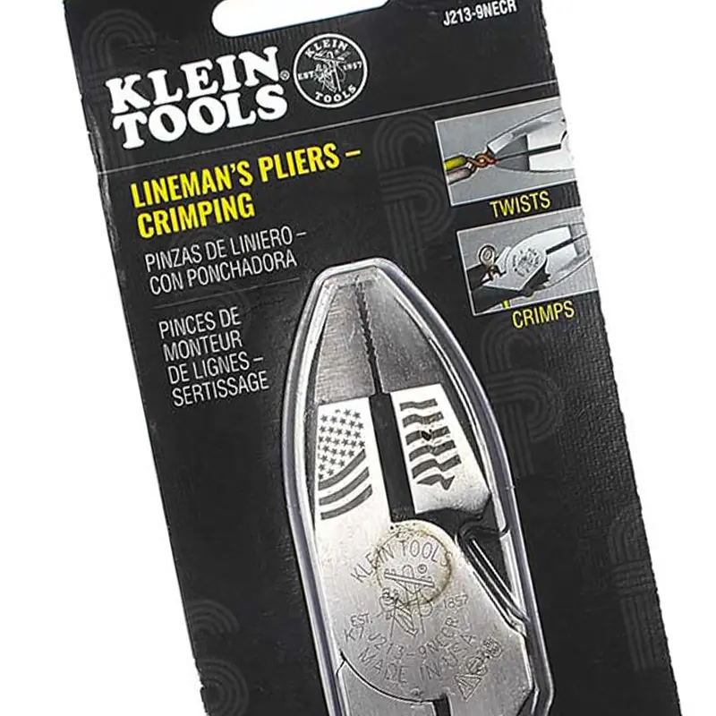 PINZA DE ELECTRICISTA KLEIN TOOLS J2139NECRN 9 PULG