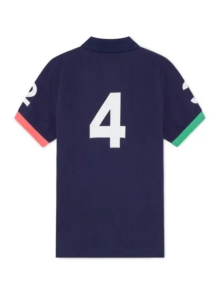 polo hackett números marino para niño