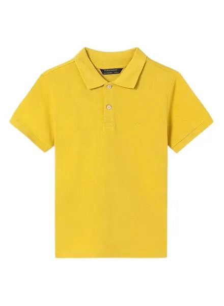 Polo Mayoral Granito Básico Amarillo Para Niño