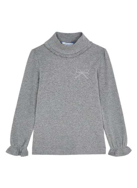 Polo Mayoral Semicisne Canale Gris para Niña