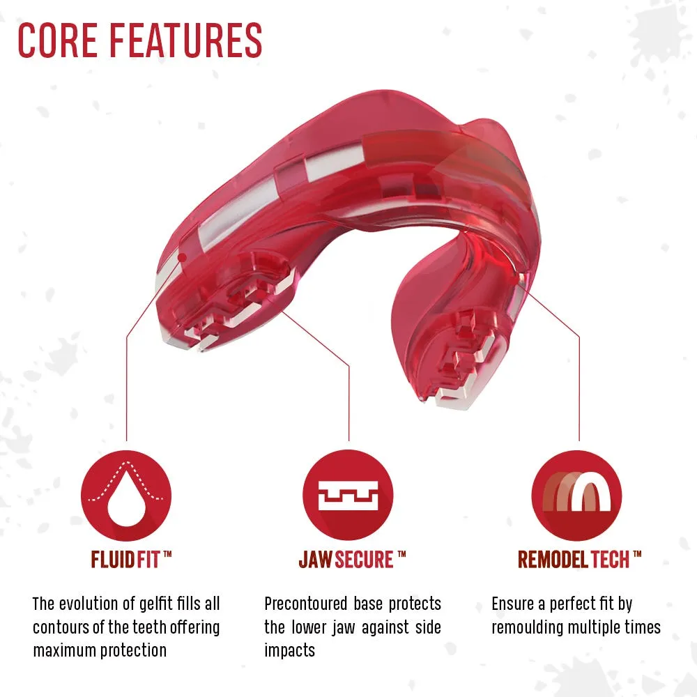 Protector Bucal Adulto Safejaws Ortho Series Rosado