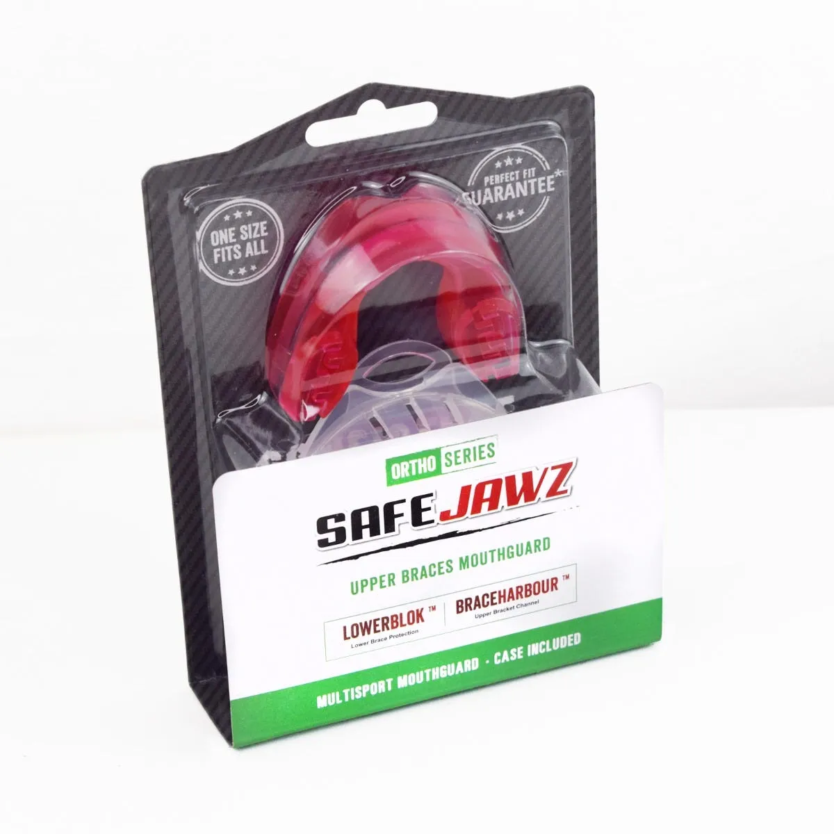 Protector Bucal Adulto Safejaws Ortho Series Rosado