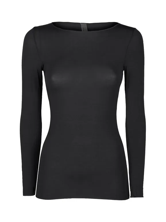 Pura P0713M Camiseta mujer cachemir manga larga