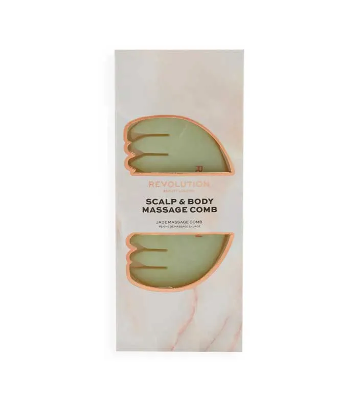 REVOLUTION SKINCARE  PEINE DE MASAJE DE JADE SCALP & BODY