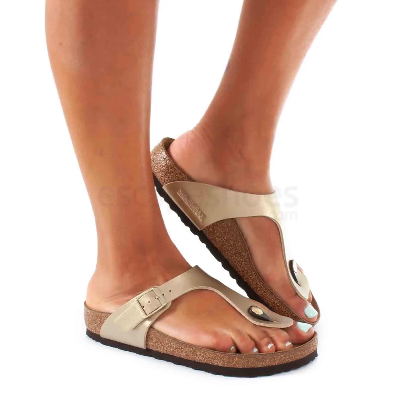 Sandalias BIRKENSTOCK 1016108 Gizeh Dourado