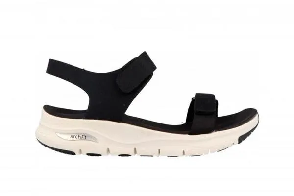 SANDALIAS SKECHERS ARCH FIT  TOURISTY NEGRAS