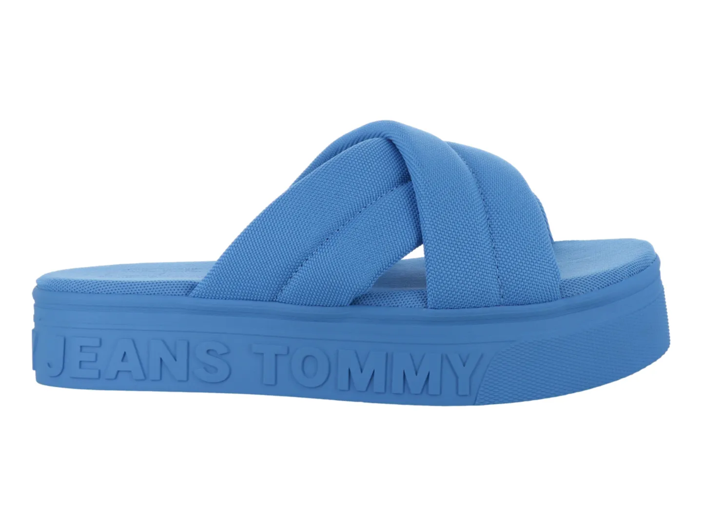 Sandalias Tommy Hilfiger En02116 Azul Para Mujer