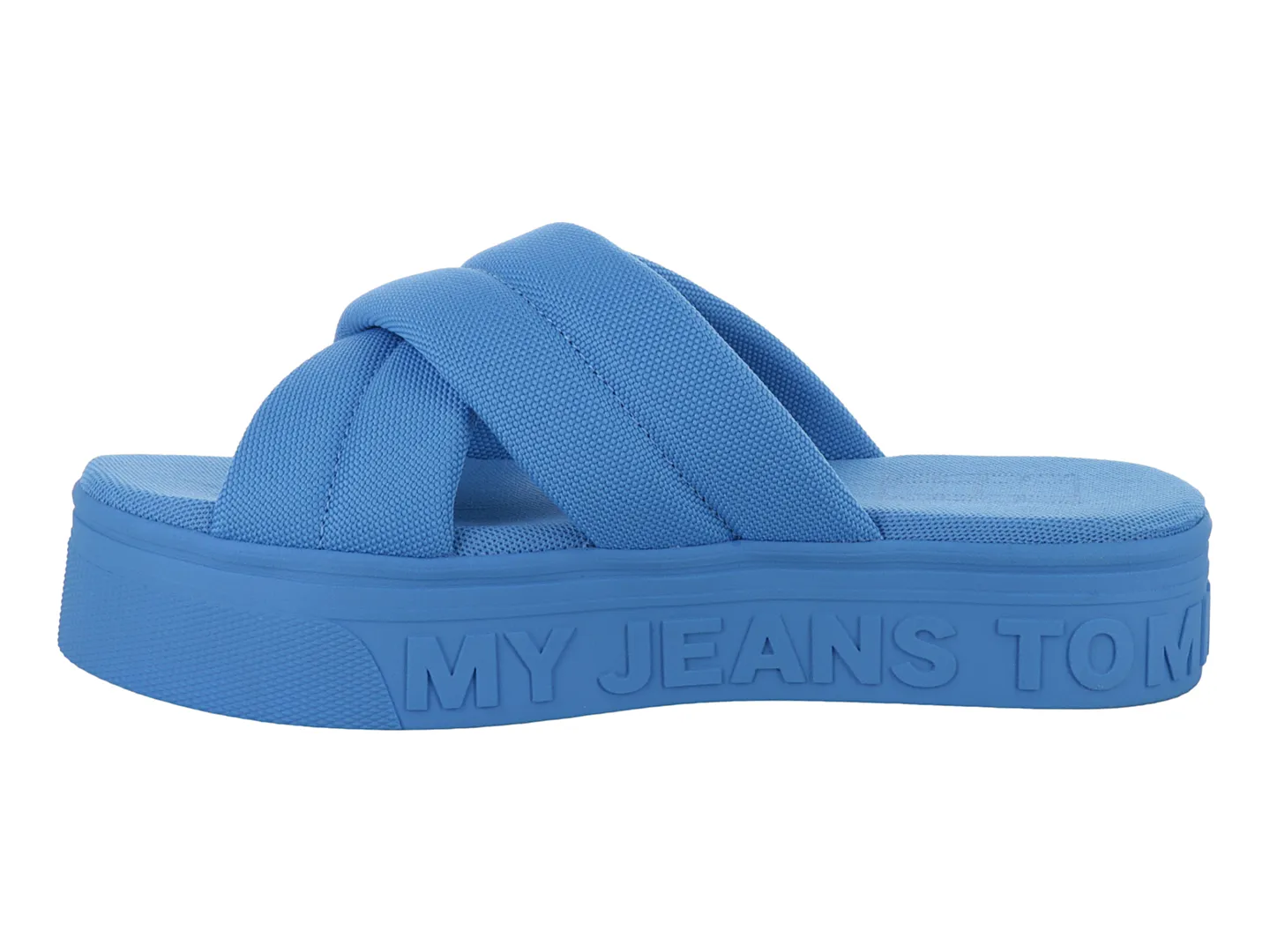 Sandalias Tommy Hilfiger En02116 Azul Para Mujer