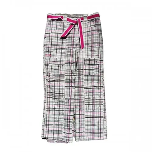 Section Wmn Pant Sketchy Plaid