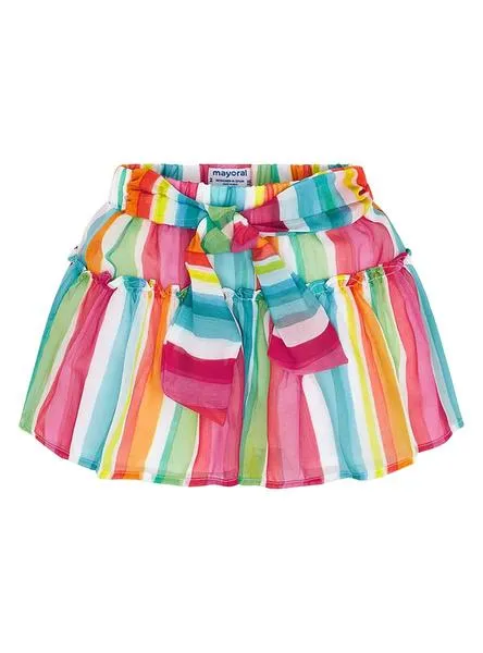 short mayoral bambula multicolor para niña