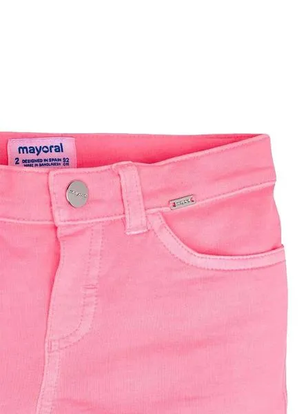 short mayoral basico rosa para niña