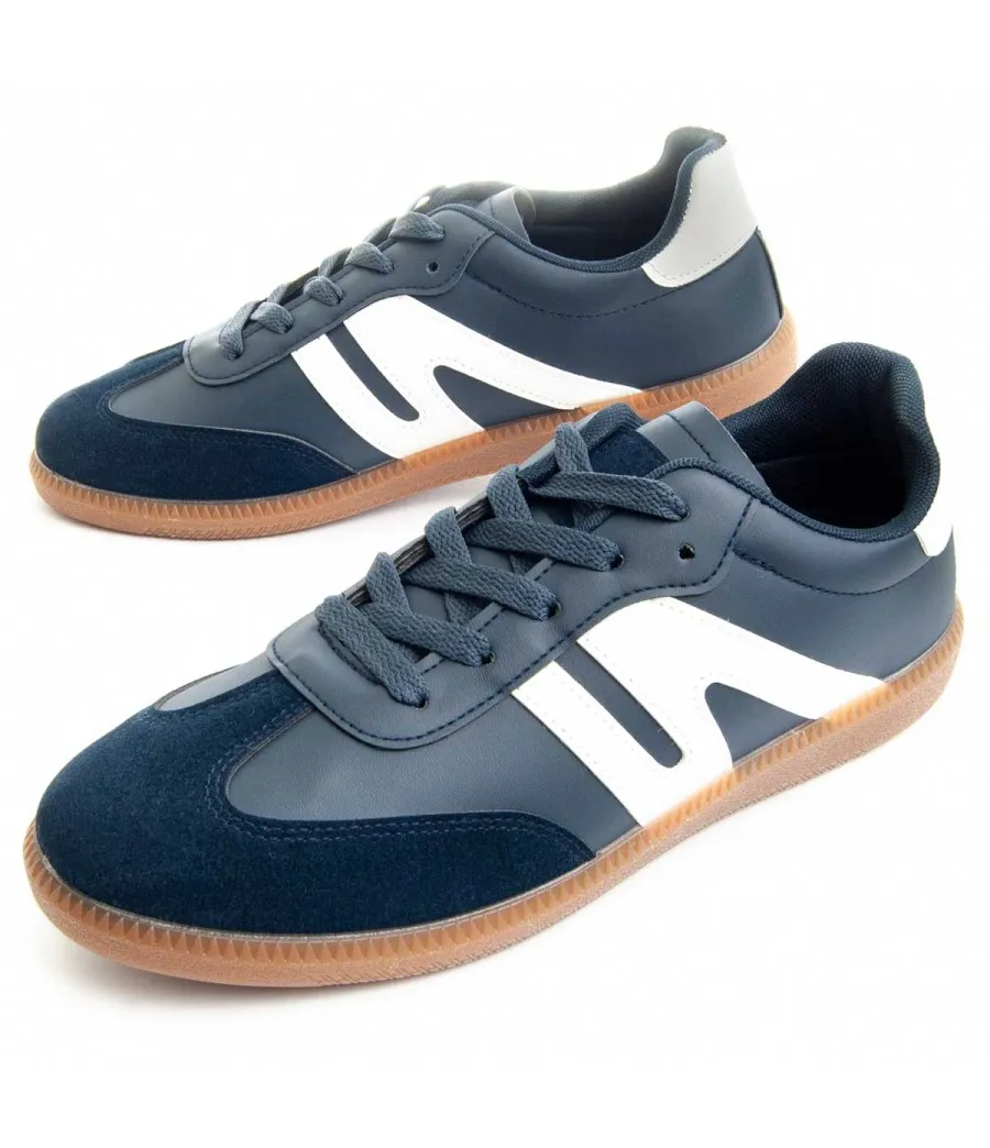 Sneaker Casual Para Hombre  Montevita  Newal  88562 Azul