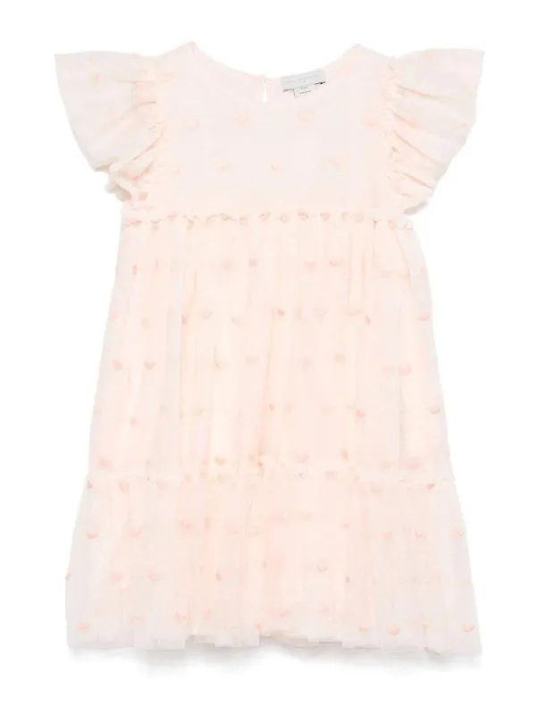 STELLA MCCARTNEY KIDS VESTIDO MIDI  ROSADO