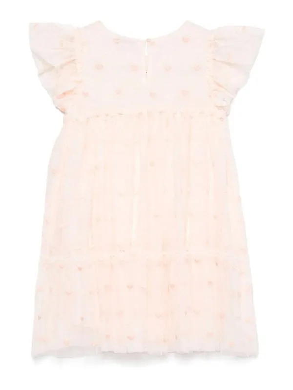 STELLA MCCARTNEY KIDS VESTIDO MIDI  ROSADO