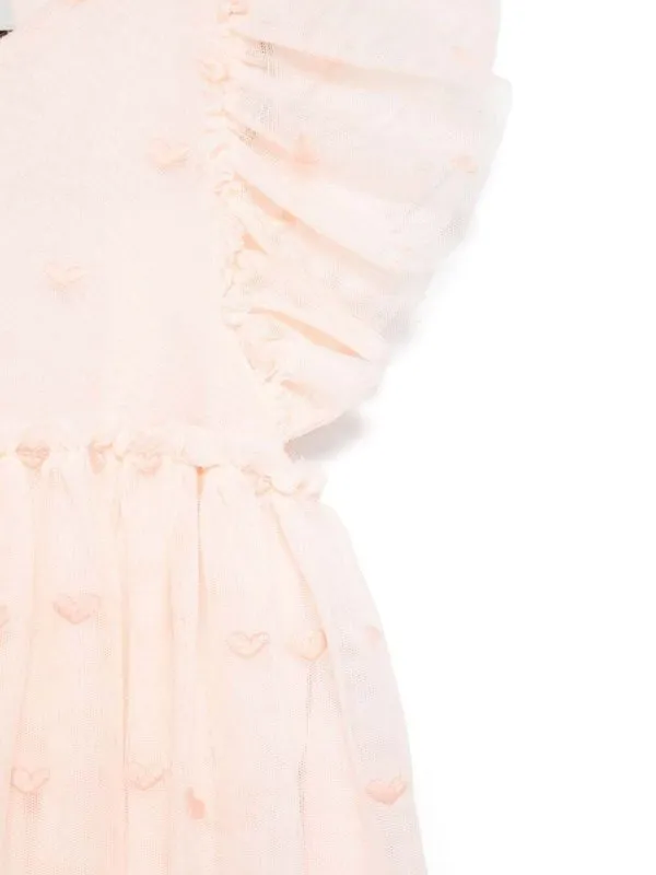 STELLA MCCARTNEY KIDS VESTIDO MIDI  ROSADO
