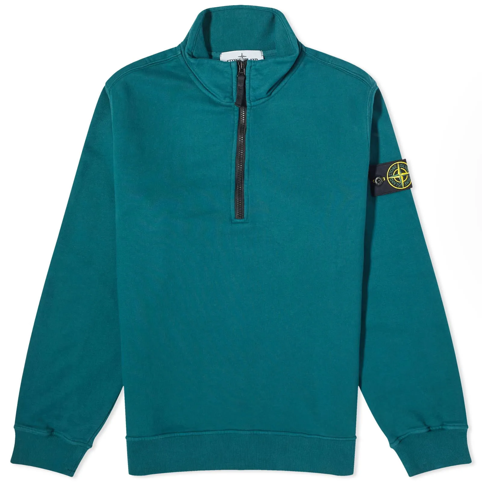 Stone Island Garment Dyed Half Zip Sweat