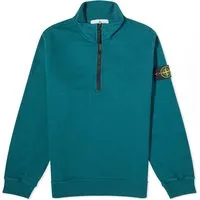 Stone Island Garment Dyed Half Zip Sweat