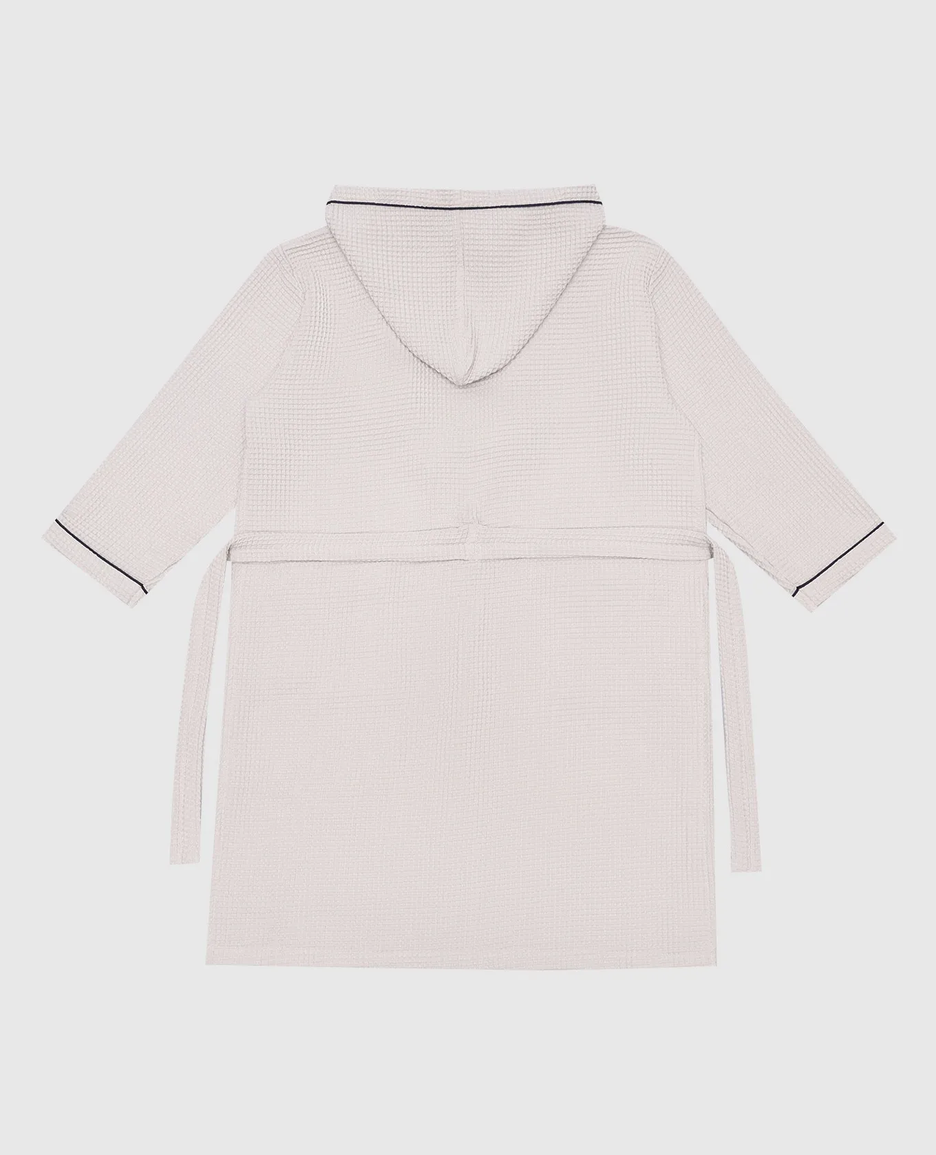 Story Loris Children's gray robe with logo embroidery