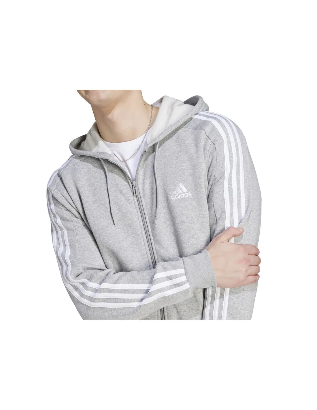 Sudadera adidas 3S Fl Fz Hd Hombre