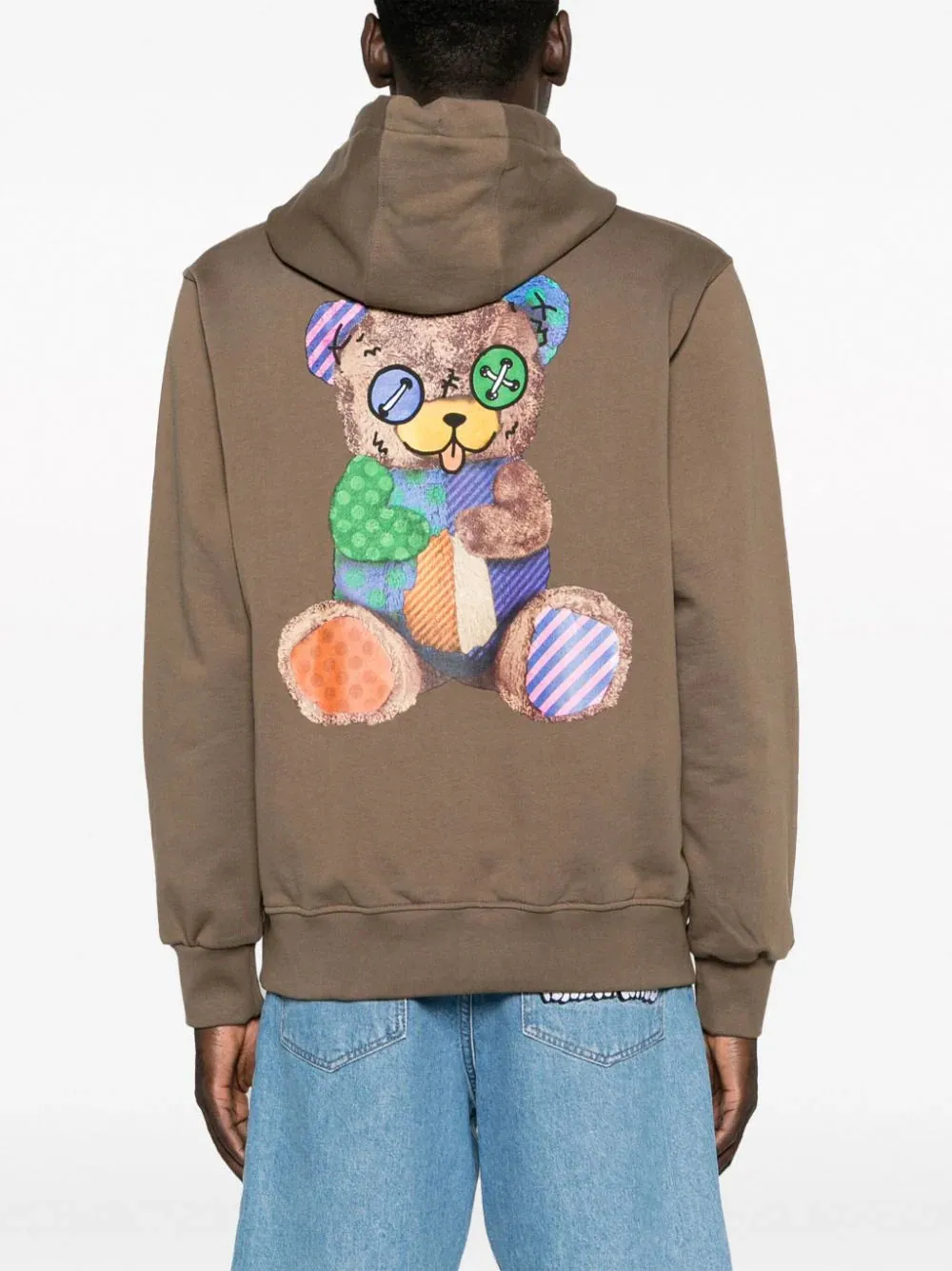 SUDADERA BEAR WITH ME MARRN