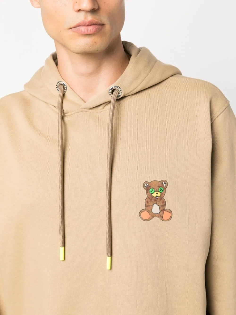 SUDADERA CAPUCHA BEAR WITH ME CAMEL