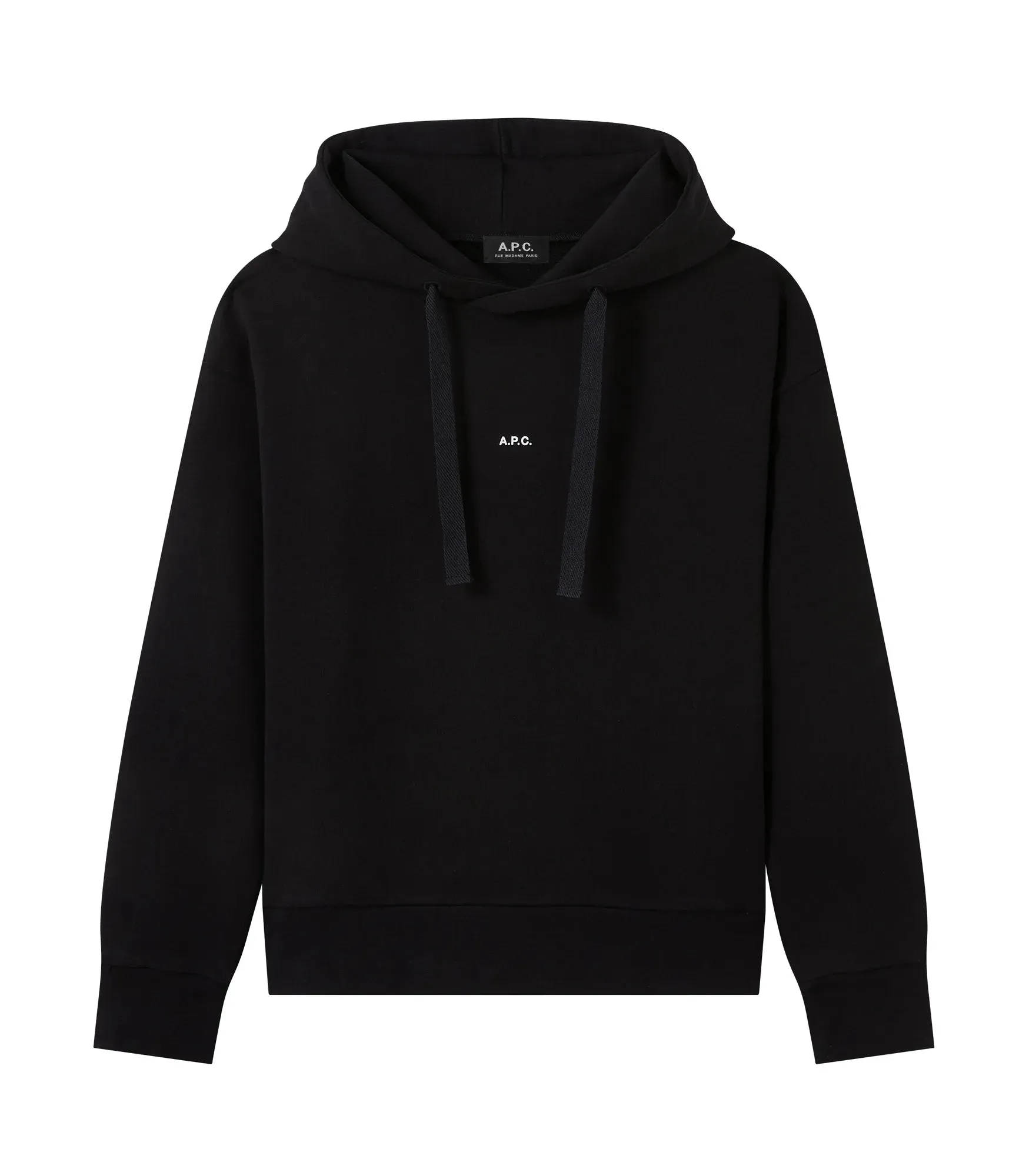 SUDADERA CAPUCHA CHRISTINA NEGRA