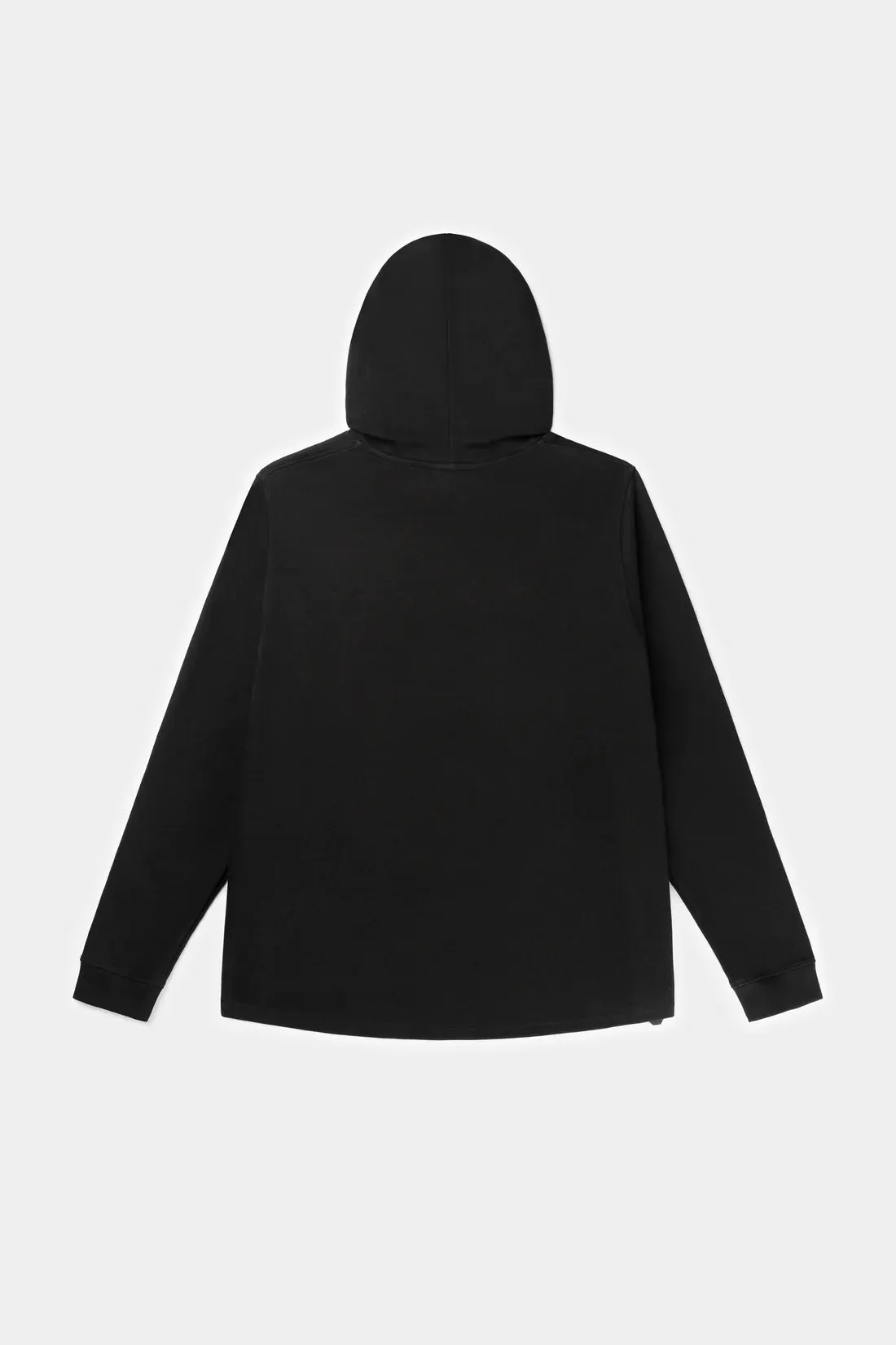 SUDADERA CAPUCHA QSERIES CARGO NEGRA