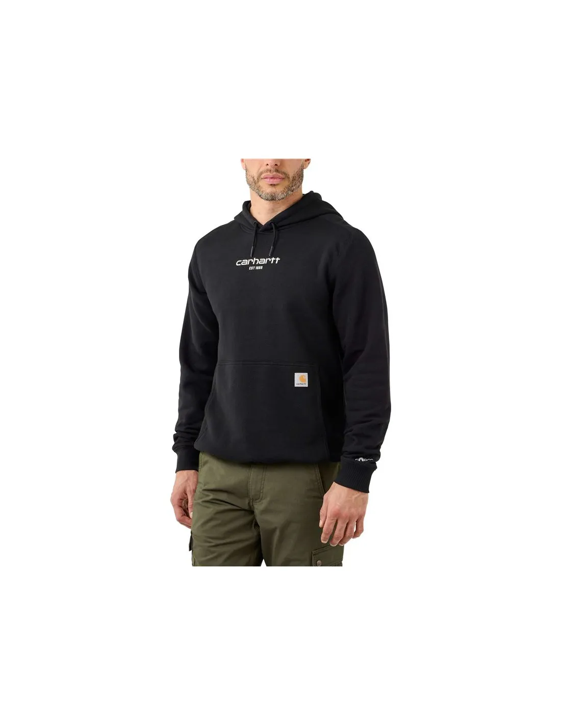 Sudadera Carhartt Lightweight Logo Graphic Sweatshirt Hombre Negro