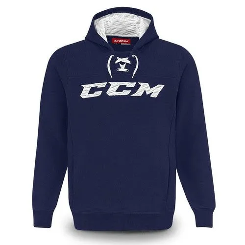 SUDADERA CCM TRUE2HOCKEY FLEECE HOOD NAVY SR.