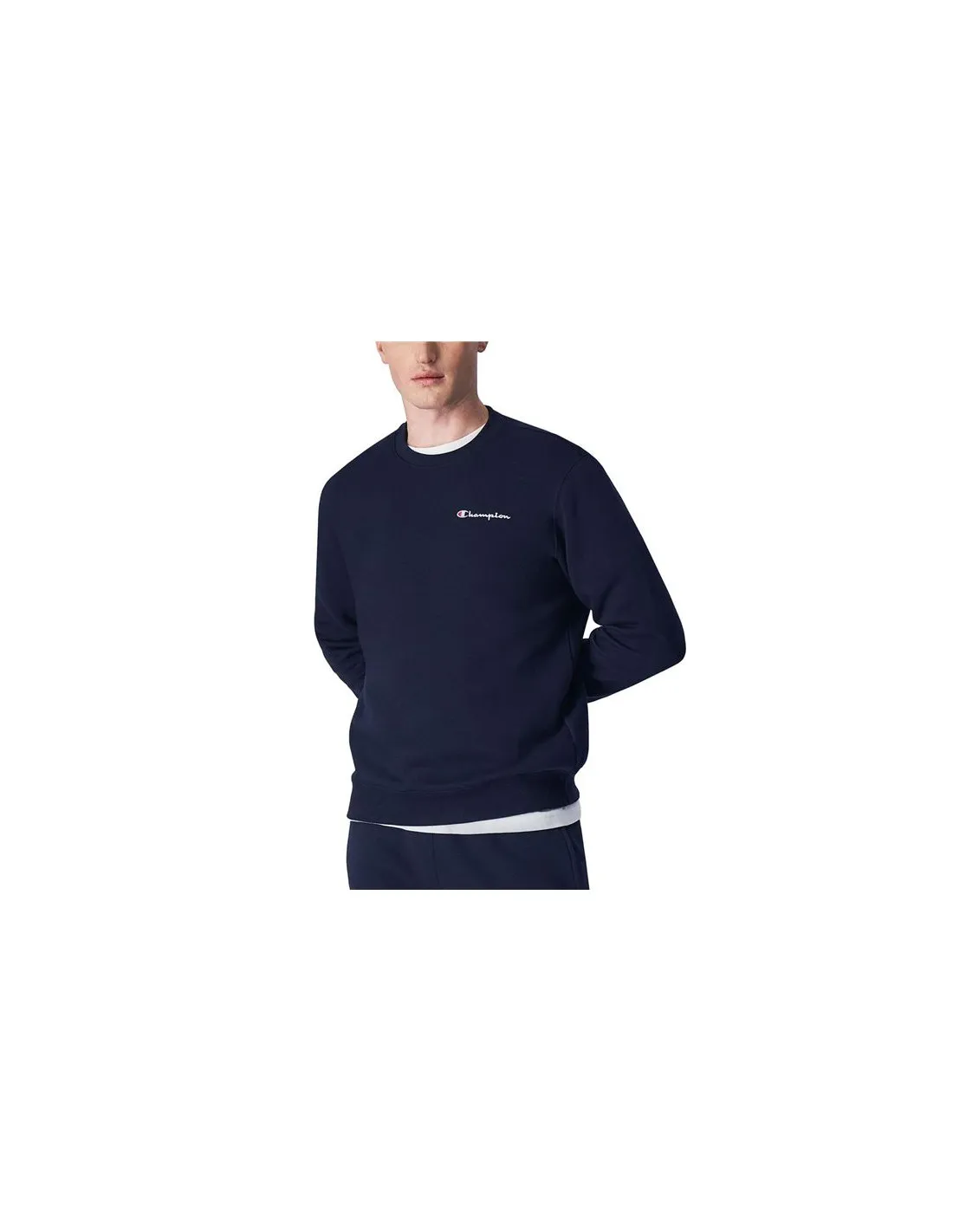 Sudadera Champion Crewneck Legacy Azul Hombre