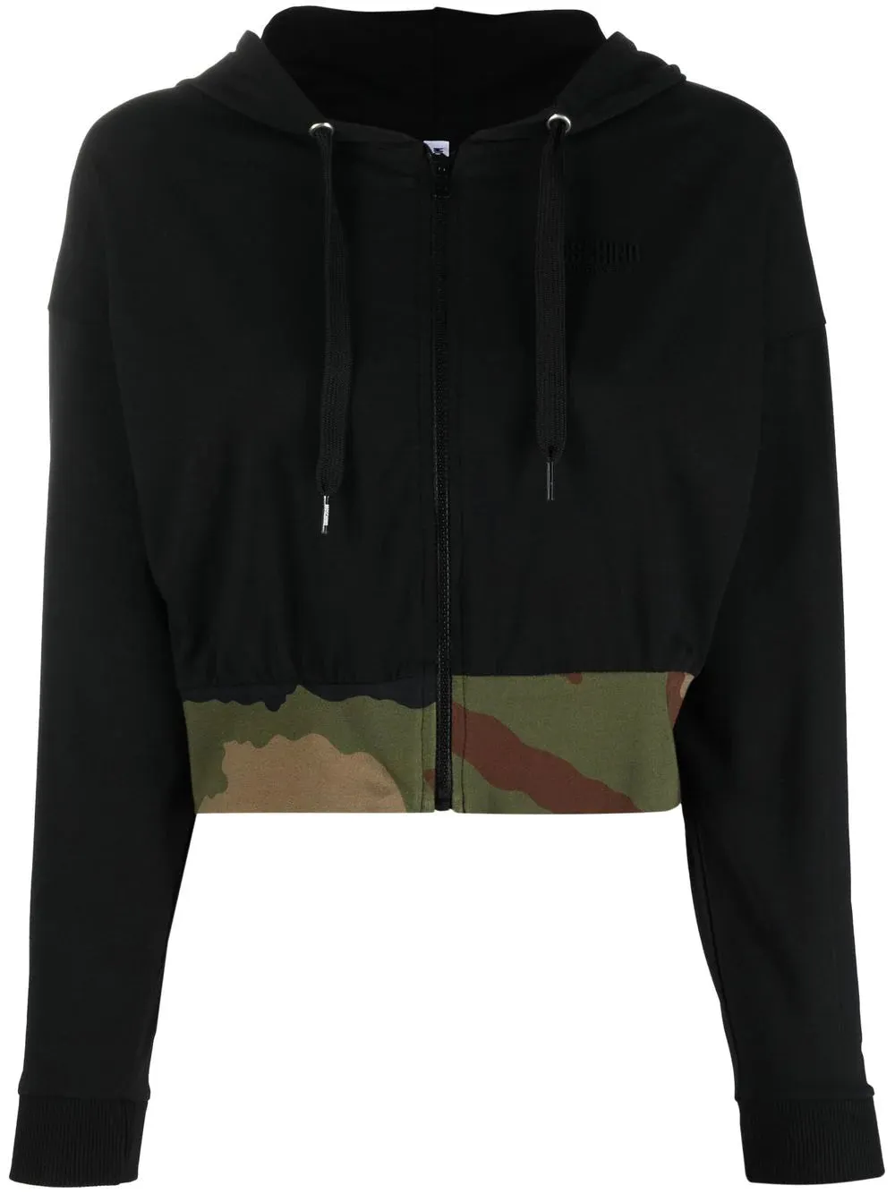 SUDADERA CREMALLERA Y CAPUCHA BANDA CAMUFLAJE