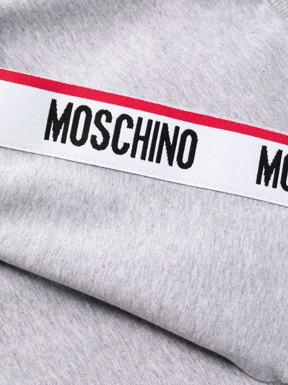 SUDADERA CROP BANDAS GRIS VIGOR