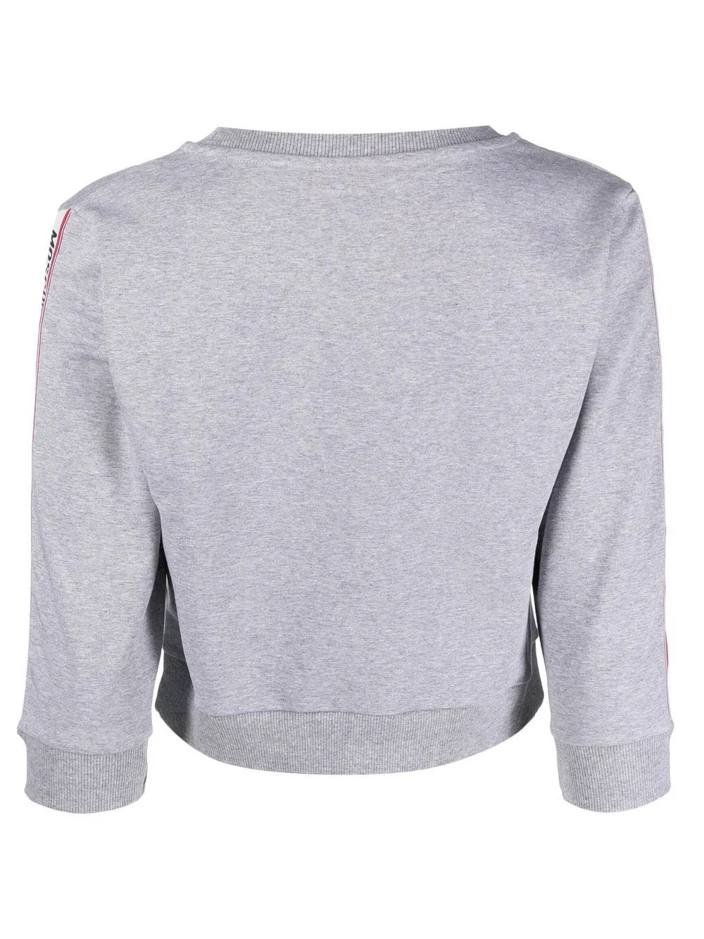 SUDADERA CROP BANDAS GRIS VIGOR
