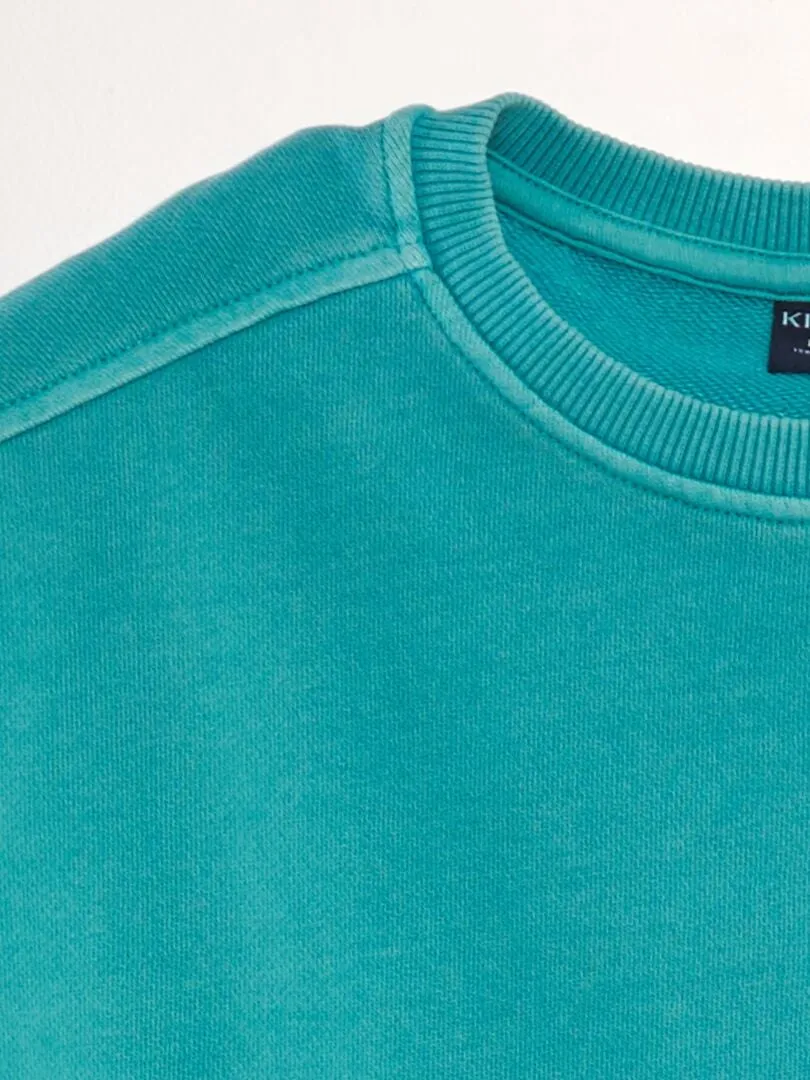 SUDADERA DE CHáNDAL CON BOLSILLO TIPO CANGURO  AZUL