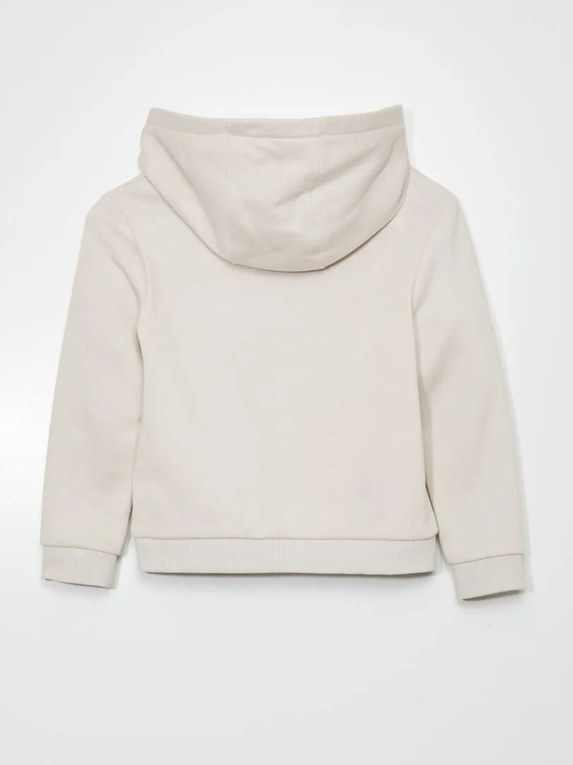 SUDADERA DE CHáNDAL CON CAPUCHA  BLANCO