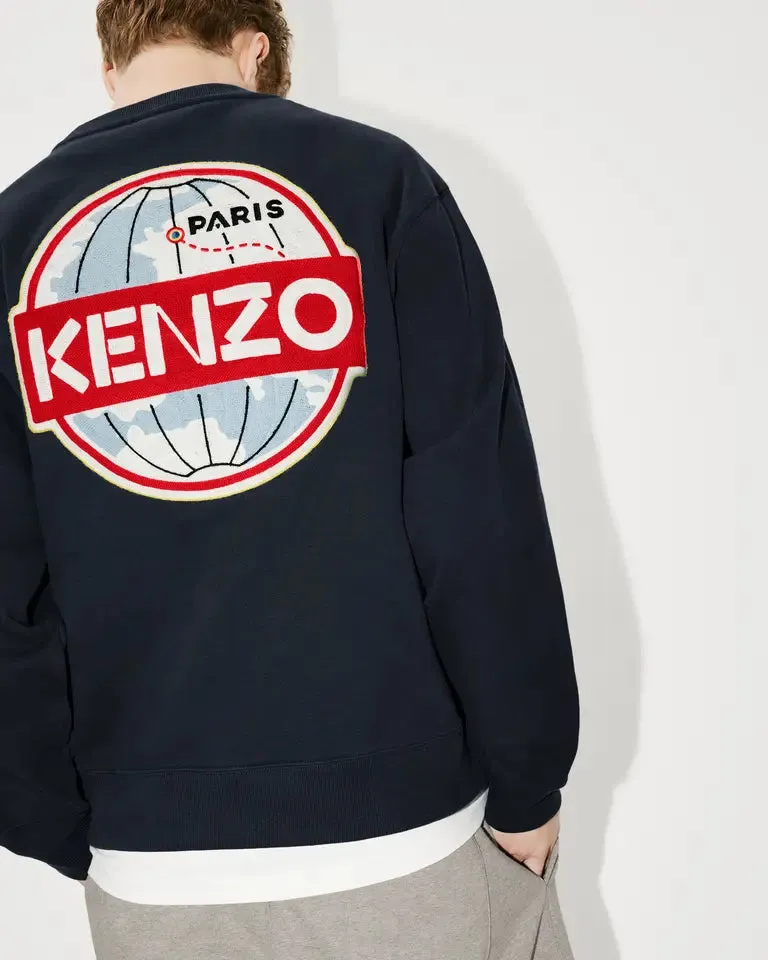 SUDADERA KENZO TRAVEL NAVY