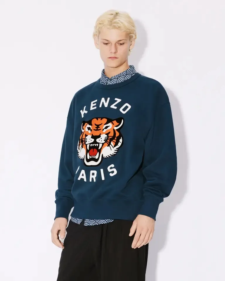 SUDADERA LUCKY TIGER UNISEX NAVY
