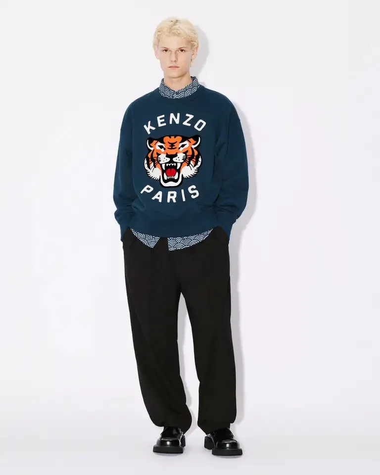 SUDADERA LUCKY TIGER UNISEX NAVY