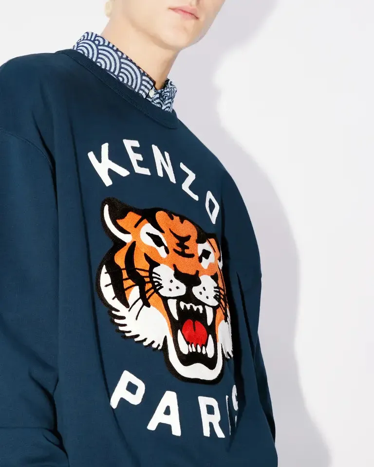 SUDADERA LUCKY TIGER UNISEX NAVY