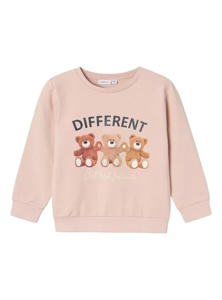 Sudadera Name It Bina Rosa Para Niña