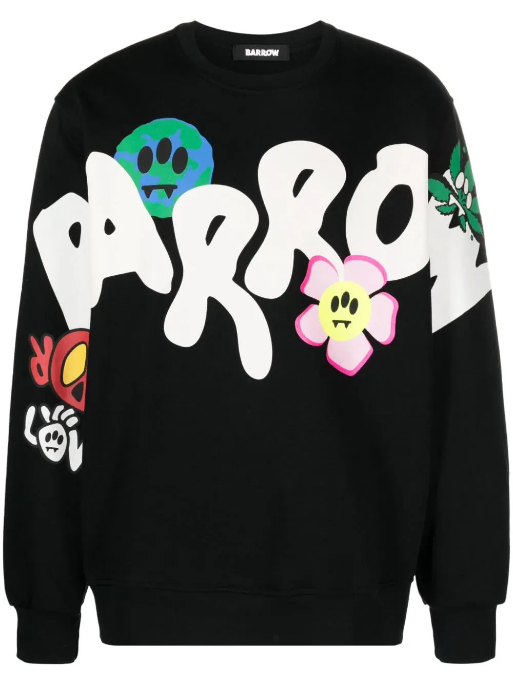 SUDADERA NEGRA PRINT