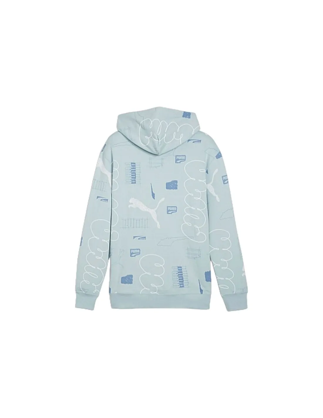Sudadera Puma CLASSICS BRAND LOVE Turquesa