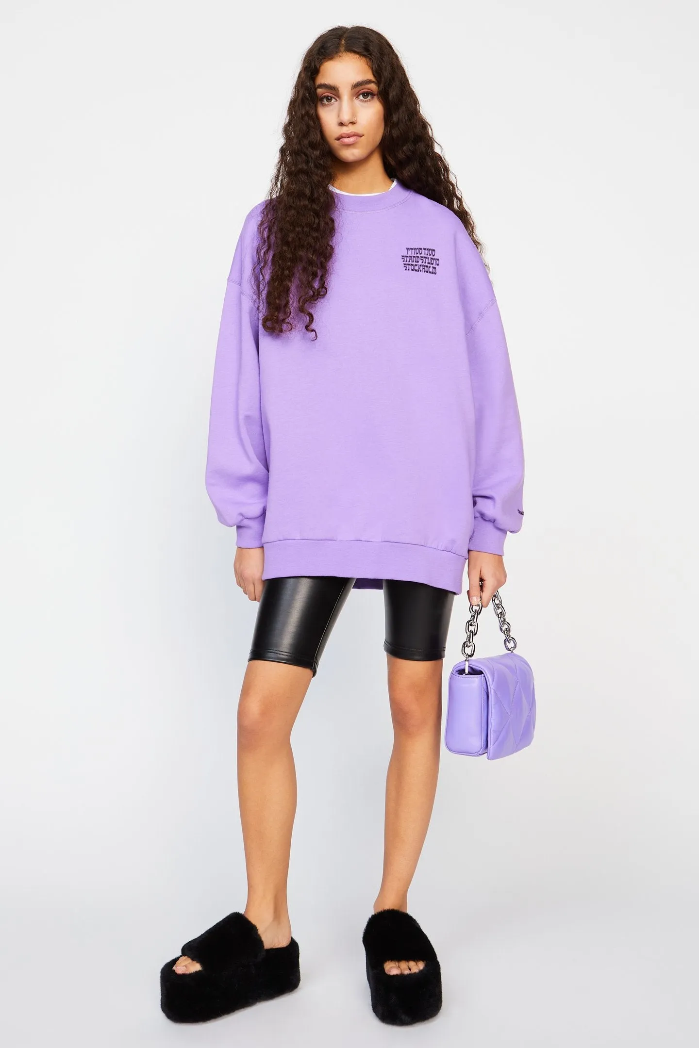 SUDADERA RONJA LILA