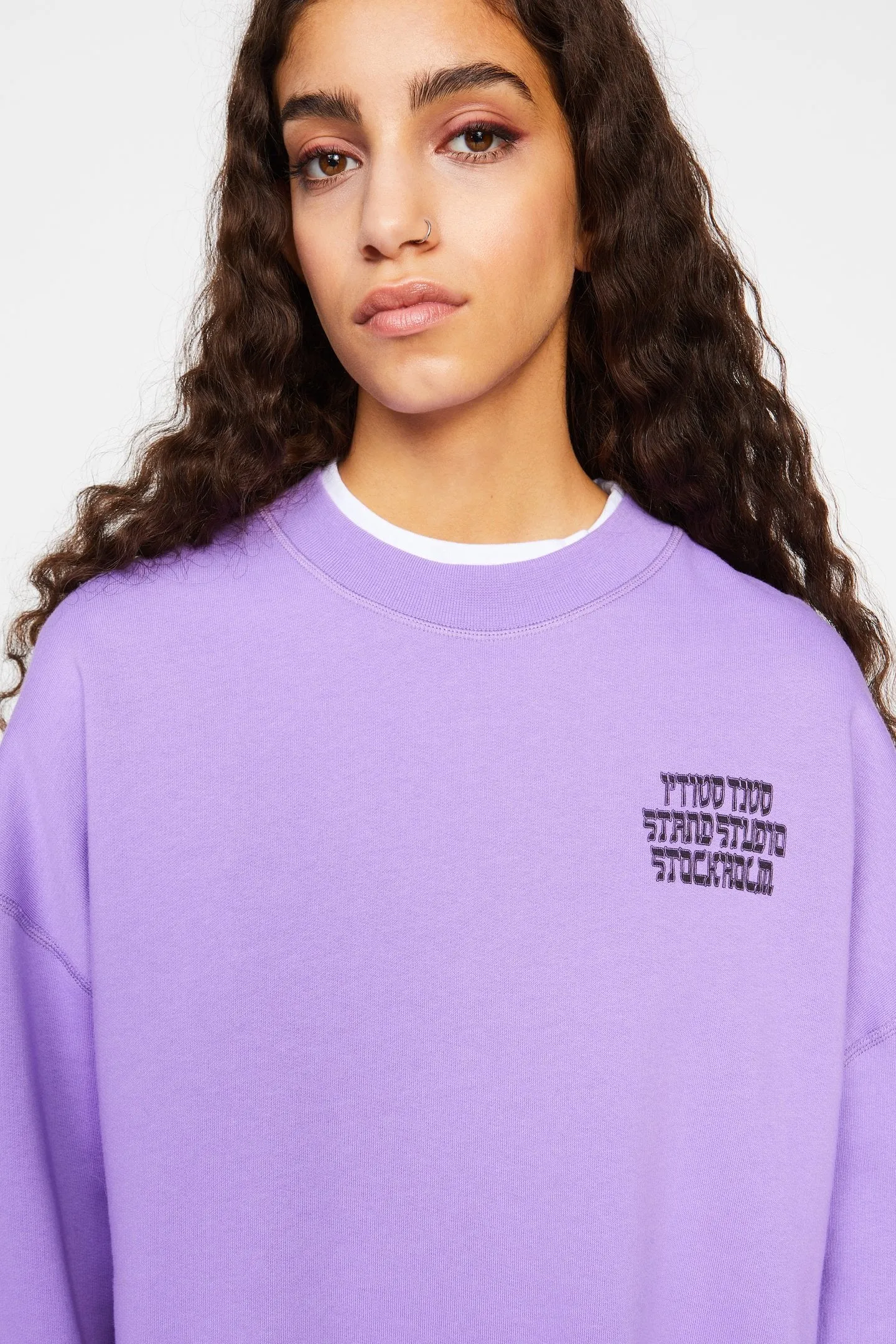 SUDADERA RONJA LILA