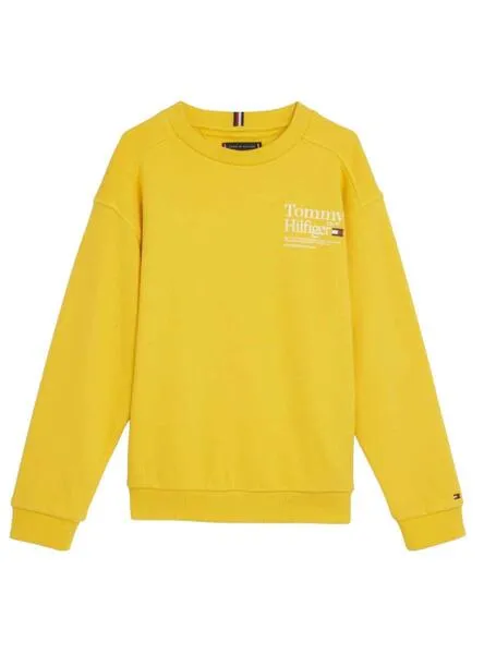 Sudadera Tommy Hilfiger Star Amarillo para Niño