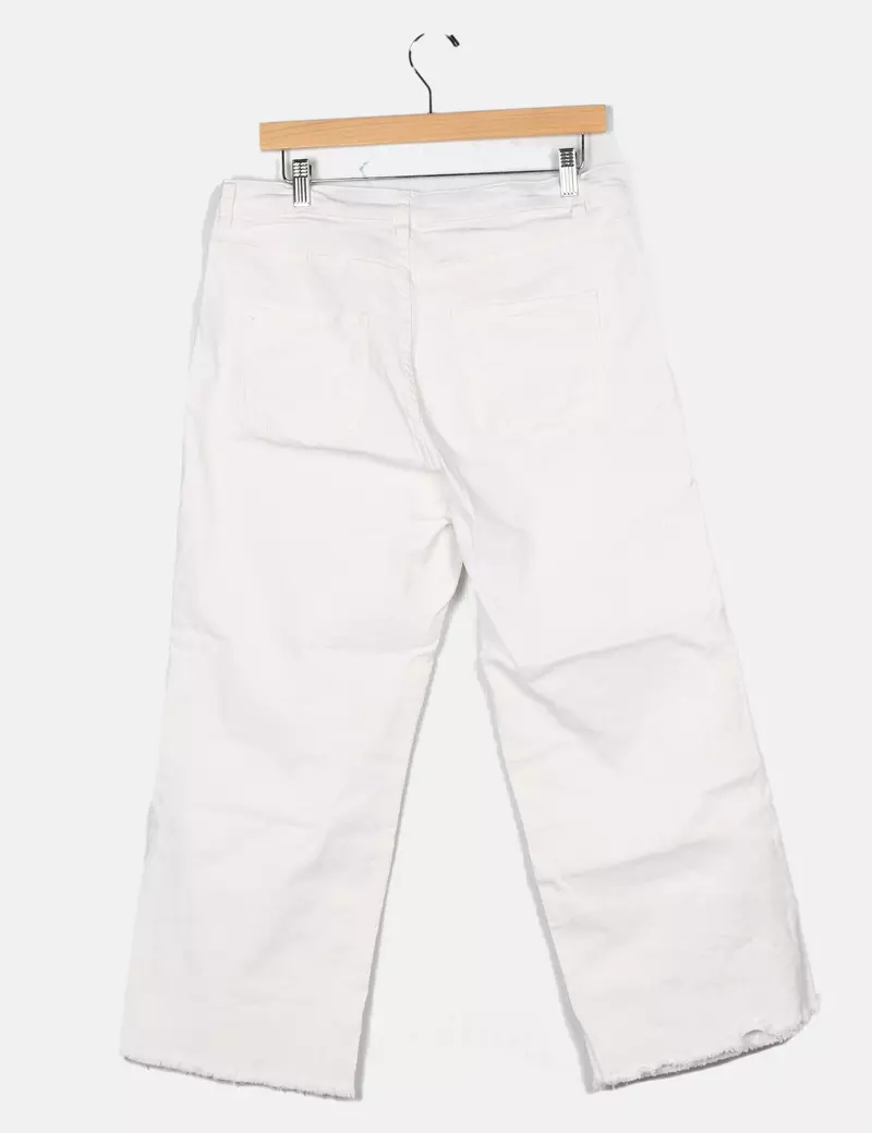 Tex Jeans blanco desflecado