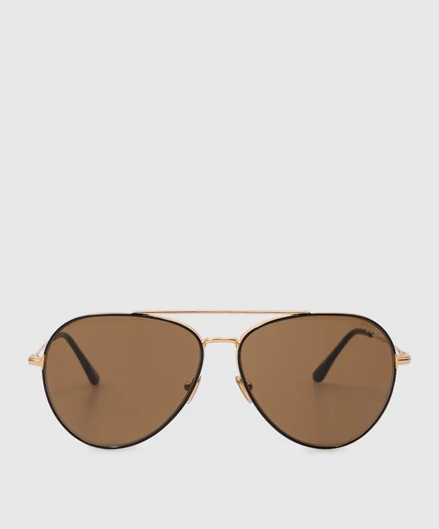TOM FORD BLACK SUNGLASSES DASHEL02 WITH LOGO