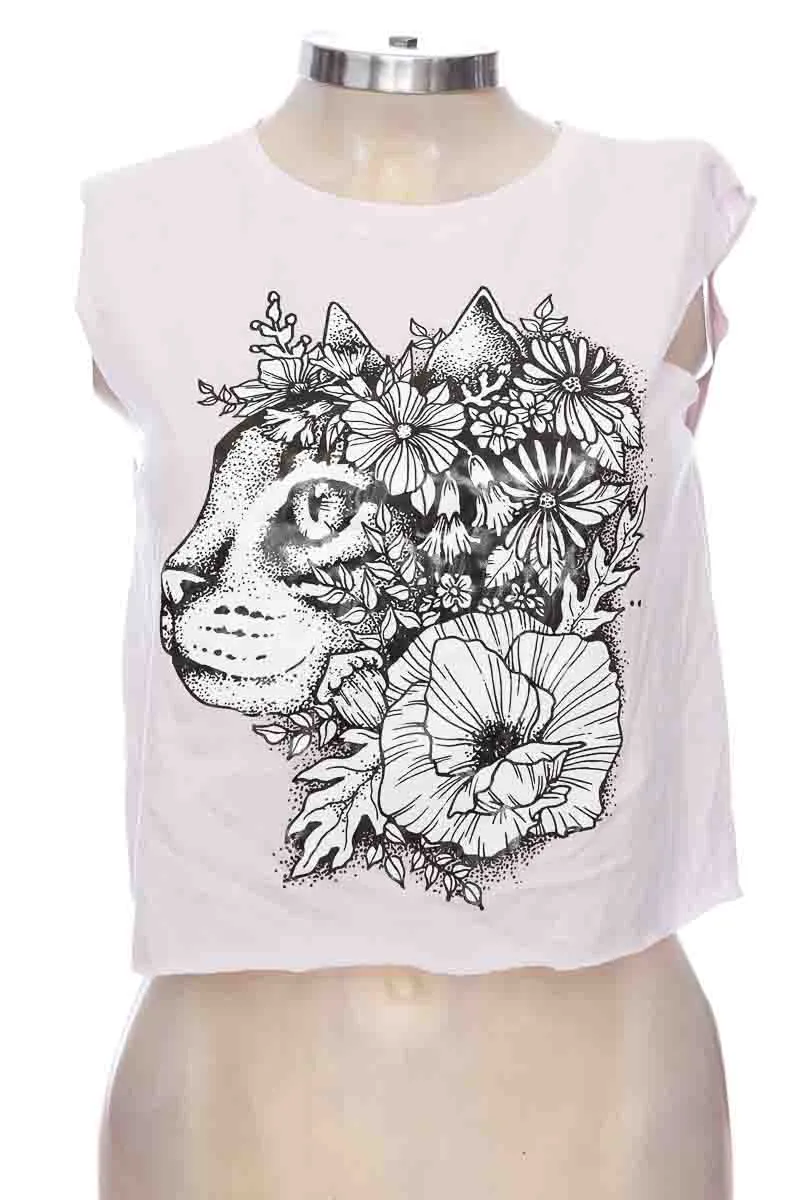 TOP / CAMISETA COLOR ROSADO  TUENTI